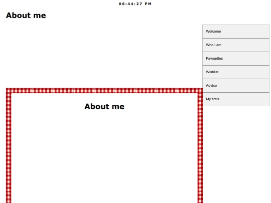 Templates/About-me-savepoint1 screenshot