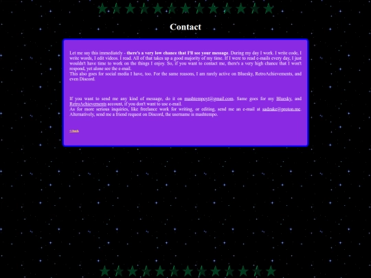 CONTACT/contact screenshot
