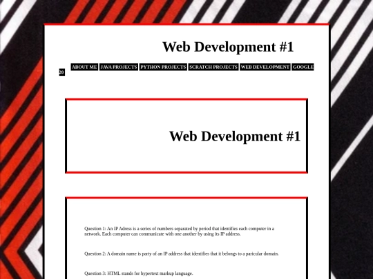 WebDevelopment/webDevLab1 screenshot