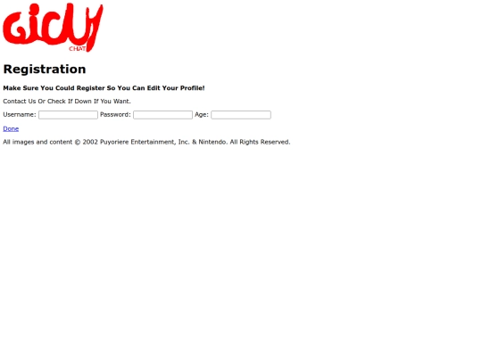 register screenshot