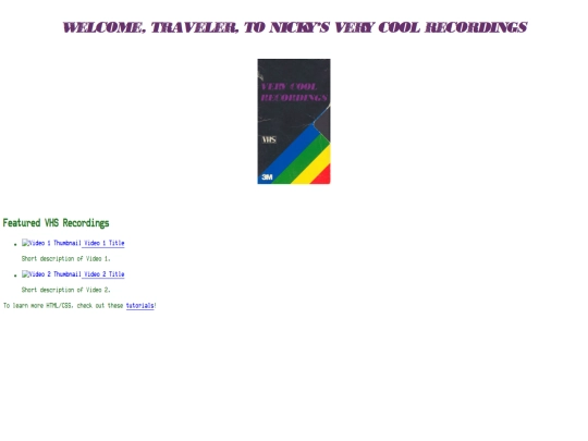 index screenshot