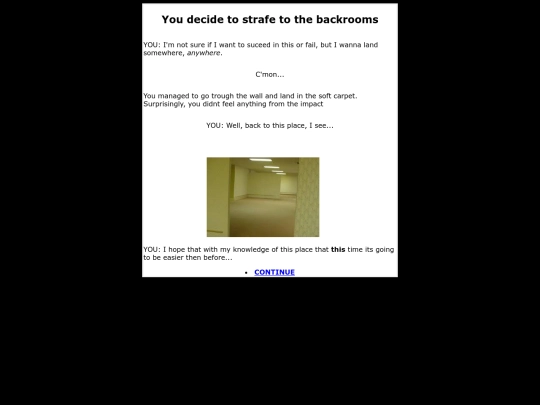 backrooms screenshot