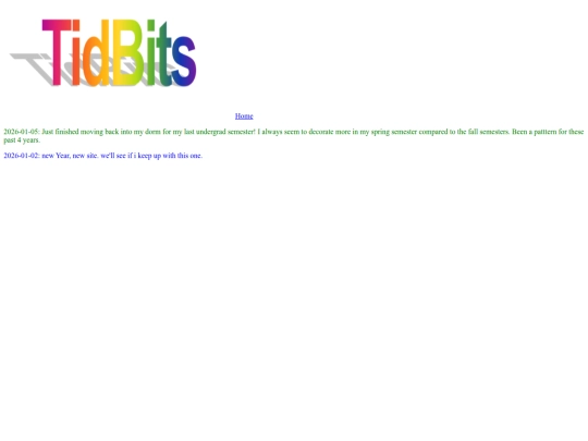 tidbits screenshot