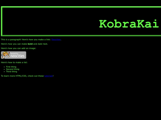 index screenshot
