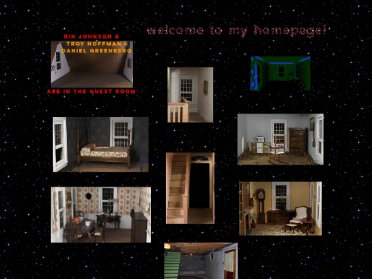 Welcome to my Homepage screenshot
