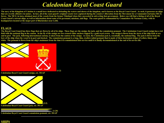 Caledon/navy screenshot