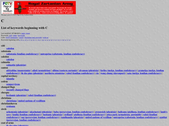 FOTV/flags/keywordc screenshot