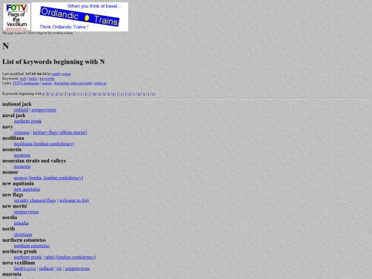 FOTV/flags/keywordn screenshot