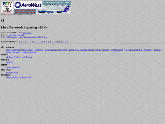 FOTV/flags/keywordo screenshot
