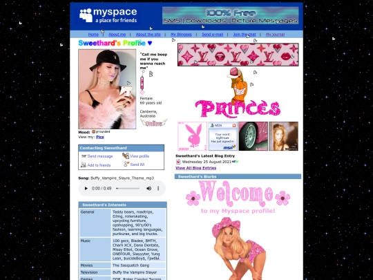 myspace screenshot