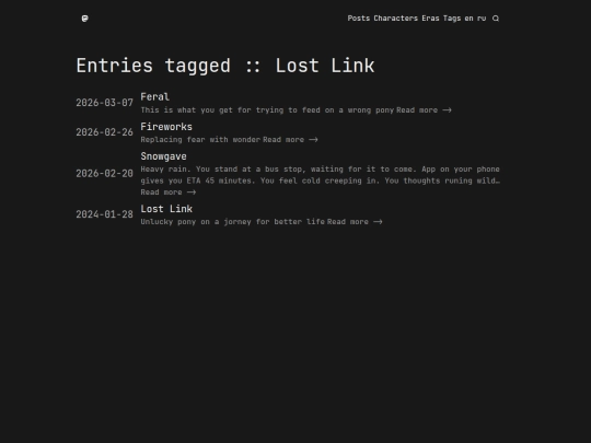 tags/lost-link screenshot