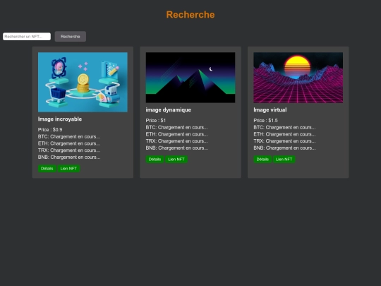 recherche_NFT screenshot
