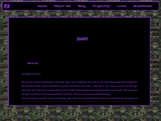 blog screenshot