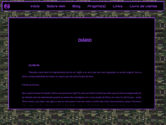 blogue screenshot
