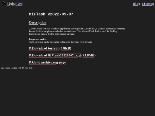 download/miflash-v2022-05-07 screenshot