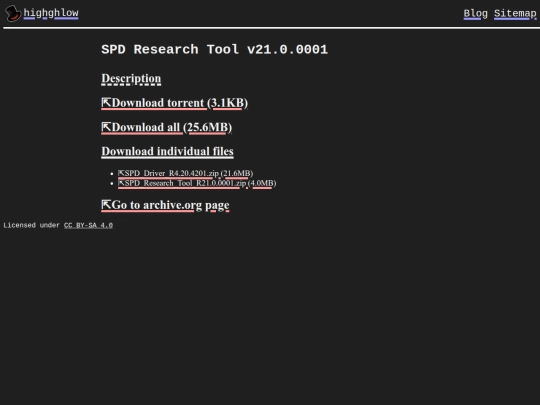 download/spd-research-tool-v21.0.0001 screenshot