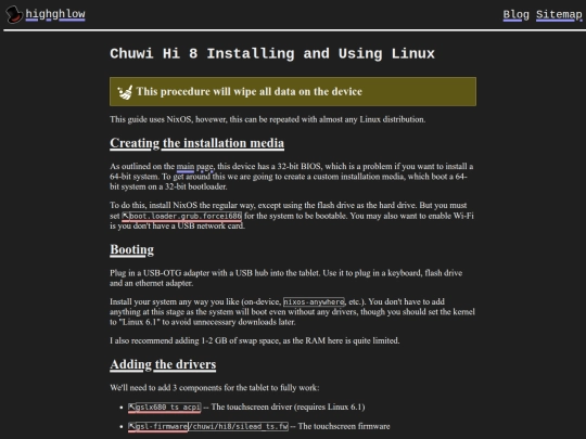 hardware/devices/chuwi-hi8/linux screenshot
