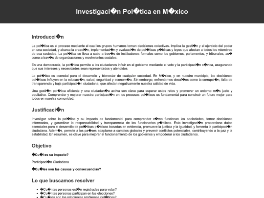 Proyecto de integracion investigacion politica screenshot