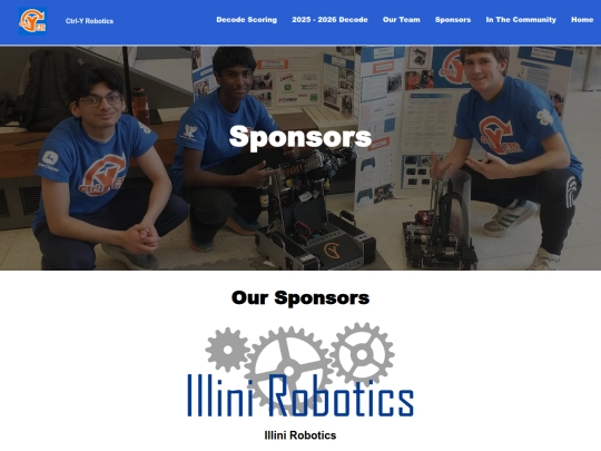 sponsors screenshot