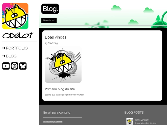 blog screenshot