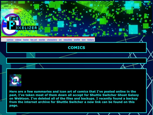 comics screenshot