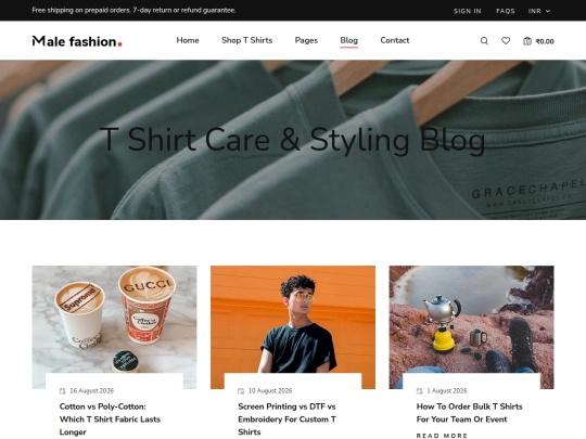 blog screenshot