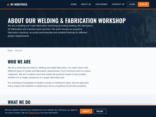weld/about screenshot