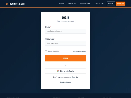weld/login screenshot