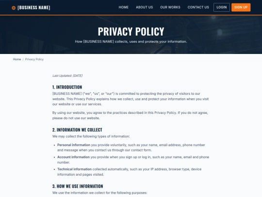 weld/privacy-policy screenshot