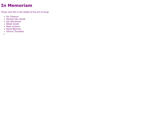 Memoriam screenshot