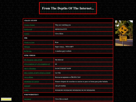 links screenshot