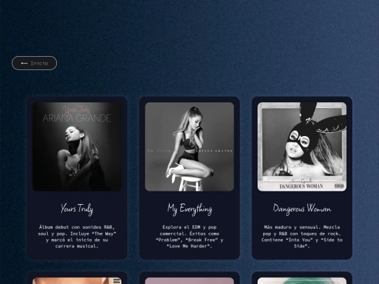 albums screenshot