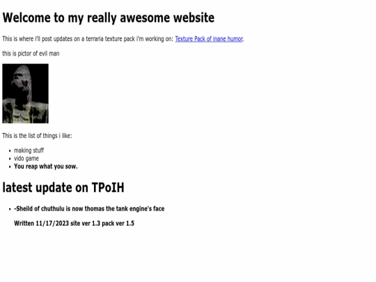 index screenshot
