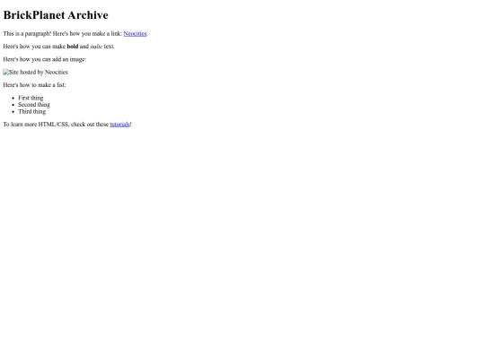 index screenshot