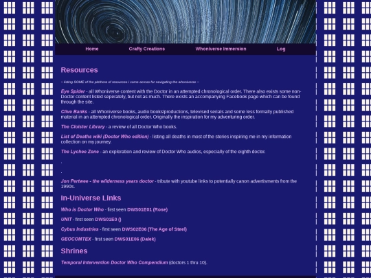 WhoniverseResources screenshot