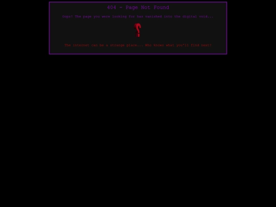 not_found screenshot