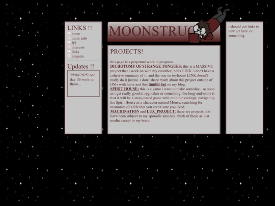 projects screenshot