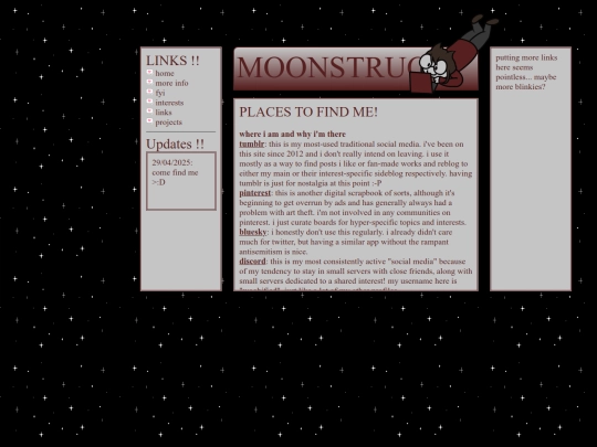 sites screenshot