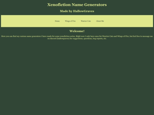 index screenshot