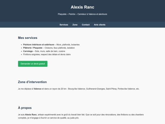 index screenshot