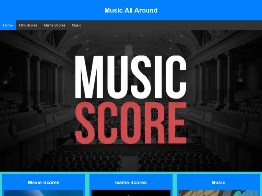 Web Design Project/Music Is Everywhere screenshot