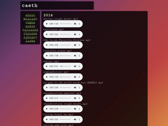 audio/songs screenshot