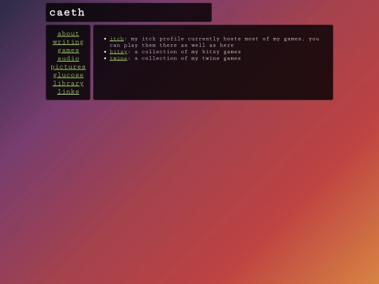 games screenshot