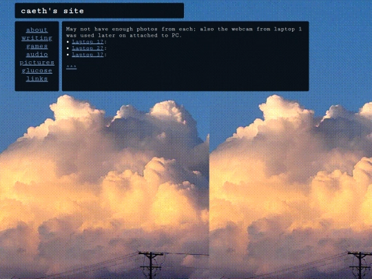 pictures/photos/webcam screenshot