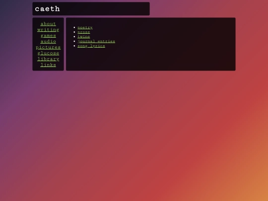 writing screenshot