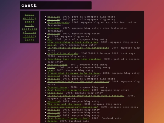 writing/poetry screenshot