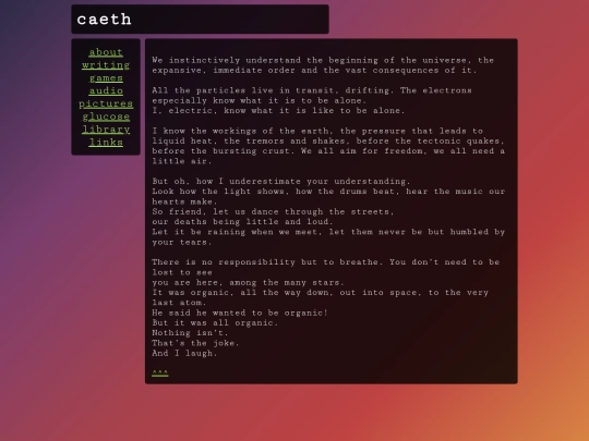 writing/poetry/north-star screenshot