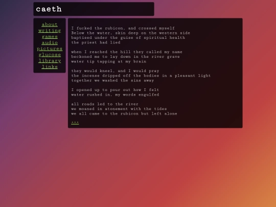 writing/poetry/rubicon screenshot