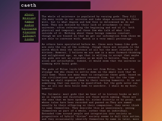 writing/prose/gods screenshot