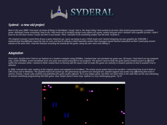 syderal screenshot